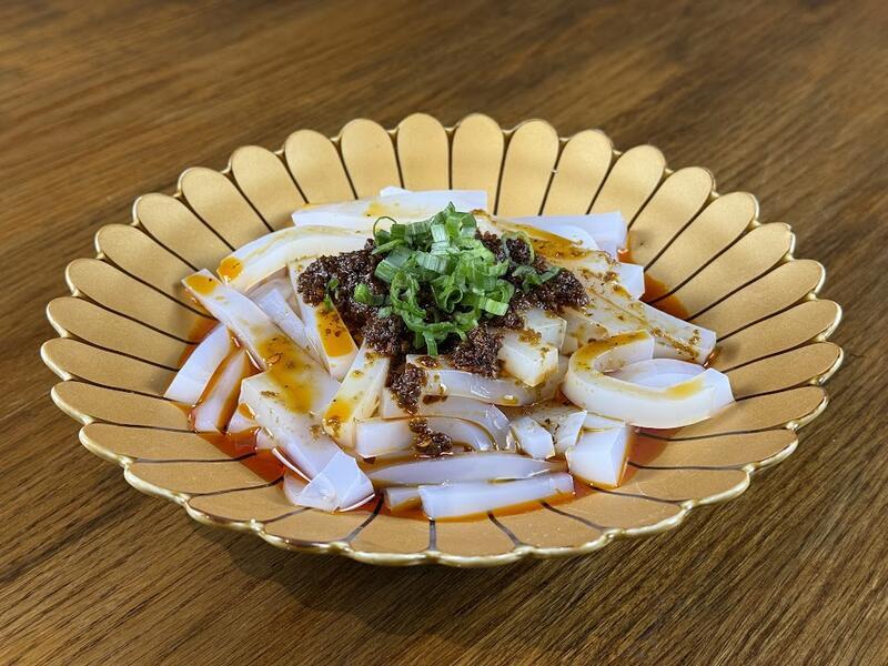 Sichuan Cold Jelly Noodles (spicy)