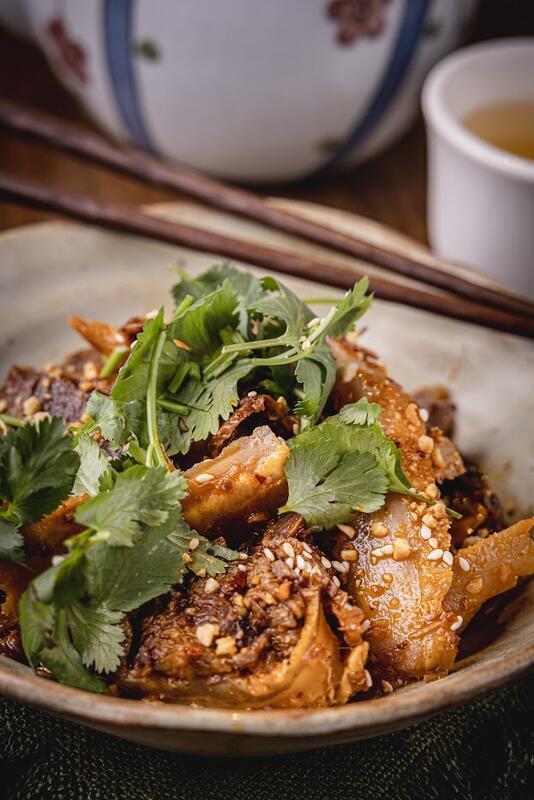 Beef Tripe with Chili (spicy)