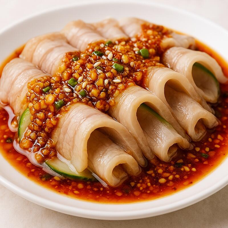 Garlic Pork Belly Slices