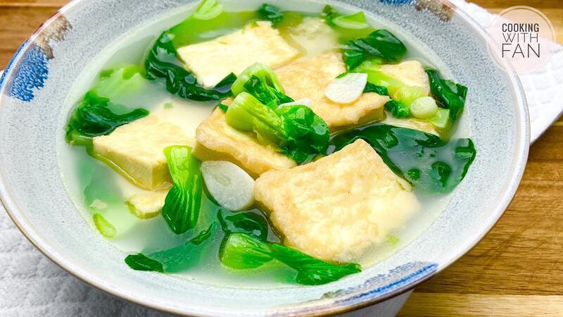 Tofu and Seasonal Vegetable Soup