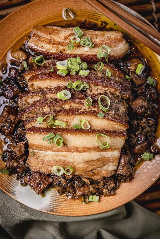 Pork with Preserved Mustard Greens