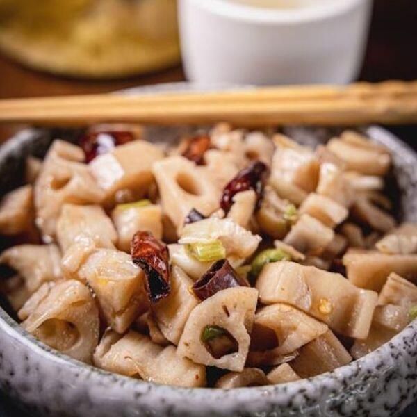 Spicy Lotus Root Cubes (spicy)