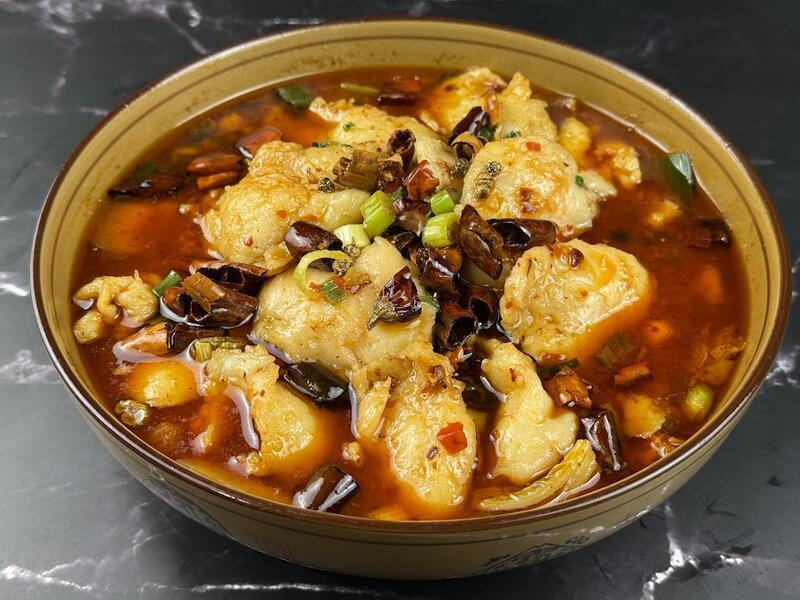 Boiled Fish Fillets (spicy)